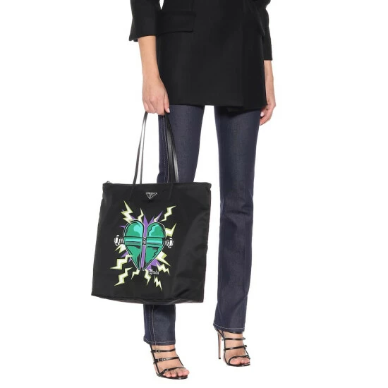 Prada Set Of Two Nylon Totes 3 Prada Set Of Two Nylon Totes