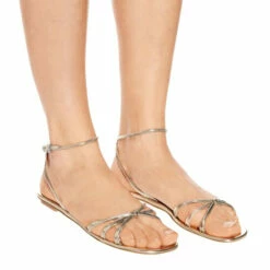 Prada Metallic Leather Sandals -Cheap Prada Store unnamed file 4707
