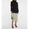 Prada Wool And Mesh Midi Skirt -Cheap Prada Store unnamed file 4712