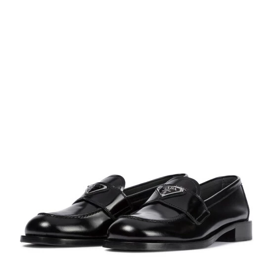 Prada Logo Leather Loafers 6 Prada Logo Leather Loafers - Image 4