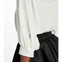 Prada Tie-neck Silk Blouse -Cheap Prada Store unnamed file 4733