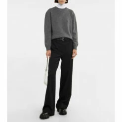 Prada Wool, Cashmere, And Cotton Turtleneck Sweater