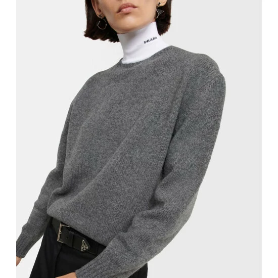 Prada Wool, Cashmere, And Cotton Turtleneck Sweater 7 Prada Wool, Cashmere, And Cotton Turtleneck Sweater - Image 5