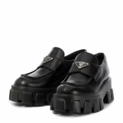 Prada Monolith Brushed Leather Loafers -Cheap Prada Store unnamed file 4749