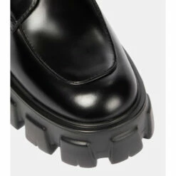 Prada Monolith Leather Knee-high Boots -Cheap Prada Store unnamed file 4755