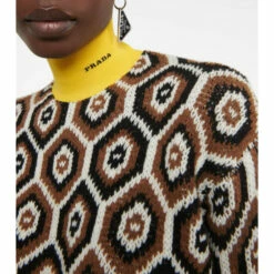 Prada Intarsia Wool-blend Turtleneck Sweater -Cheap Prada Store unnamed file 477