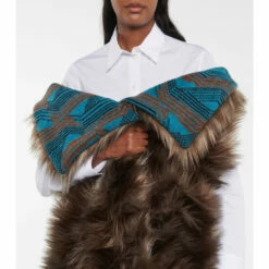 Prada Faux Fur Shawl -Cheap Prada Store unnamed file 4776
