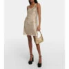 Prada Crystal-embellished Mesh Minidress -Cheap Prada Store unnamed file 4785