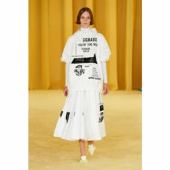 Prada Pleated Cotton Jersey Midi Skirt -Cheap Prada Store unnamed file 4798