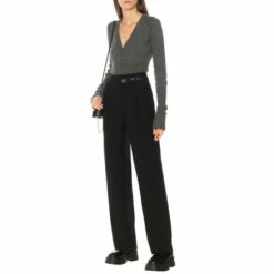 Prada High-rise Nylon Straight Pants