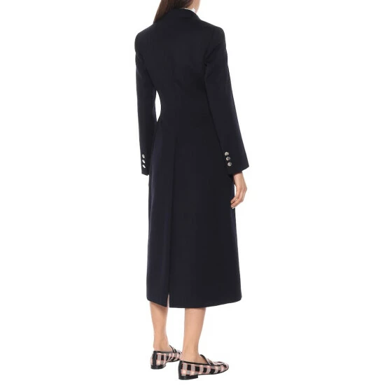 Prada Double-breasted Gabardine Wool Coat 4 Prada Double-breasted Gabardine Wool Coat - Image 2