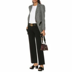 Prada Logo Leather Sandals