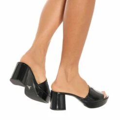 Prada Logo Leather Sandals -Cheap Prada Store unnamed file 4822