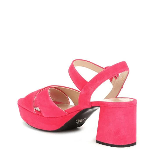 Prada Suede Platform Sandals 4 Prada Suede Platform Sandals - Image 2