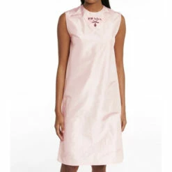 Prada Silk Taffeta Shift Midi Dress -Cheap Prada Store unnamed file 4890