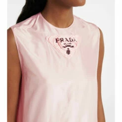 Prada Silk Taffeta Shift Midi Dress -Cheap Prada Store unnamed file 4891