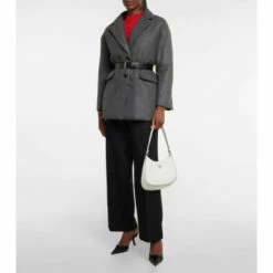 Prada Belted Wool And Cashmere Jacket