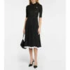 Prada Pleated Silk And Cotton Midi Dress -Cheap Prada Store unnamed file 4953
