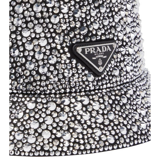 Prada Crystal-embellished Bucket Hat 3 Prada Crystal-embellished Bucket Hat