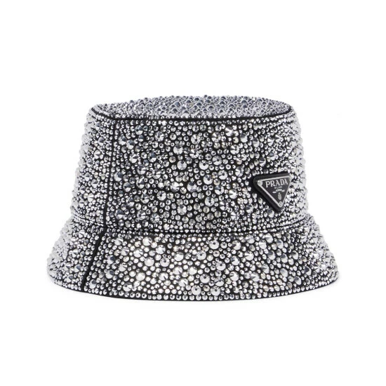 Prada Crystal-embellished Bucket Hat 4 Prada Crystal-embellished Bucket Hat - Image 2