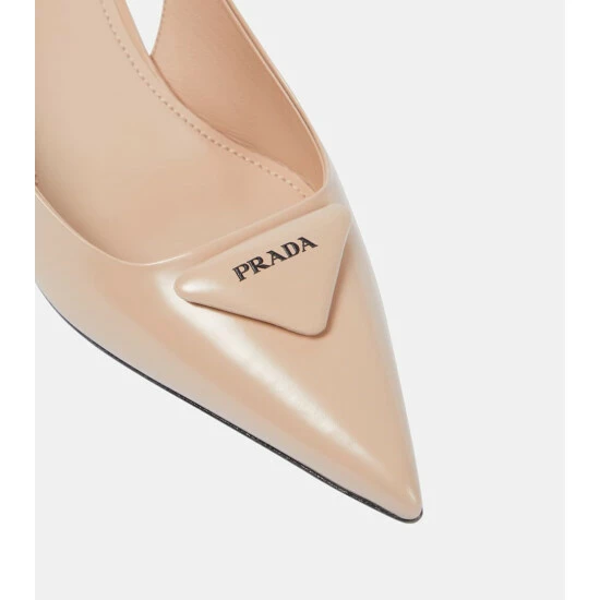 Prada Leather Slingback Pumps 7 Prada Leather Slingback Pumps - Image 5