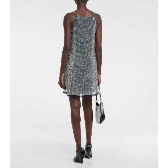 Prada Crystal-embellished Mesh Minidress 4 Prada Crystal-embellished Mesh Minidress - Image 2