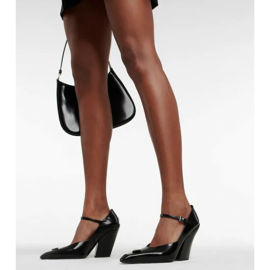 Prada Logo Leather Pumps 5 Prada Logo Leather Pumps - Image 3