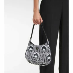 Prada Cleo Jacquard-knit Shoulder Bag