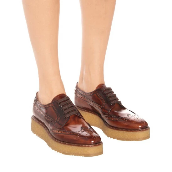 Prada Leather Platform Brogues 5 Prada Leather Platform Brogues - Image 3