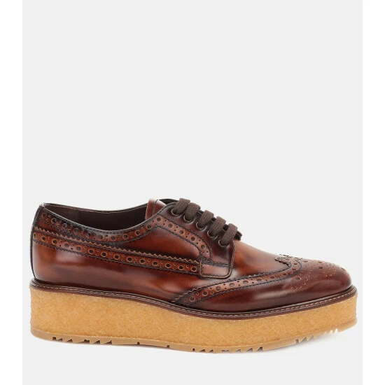 Prada Leather Platform Brogues 6 Prada Leather Platform Brogues - Image 4