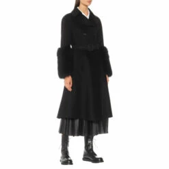 Prada Wool And Angora-blend Coat
