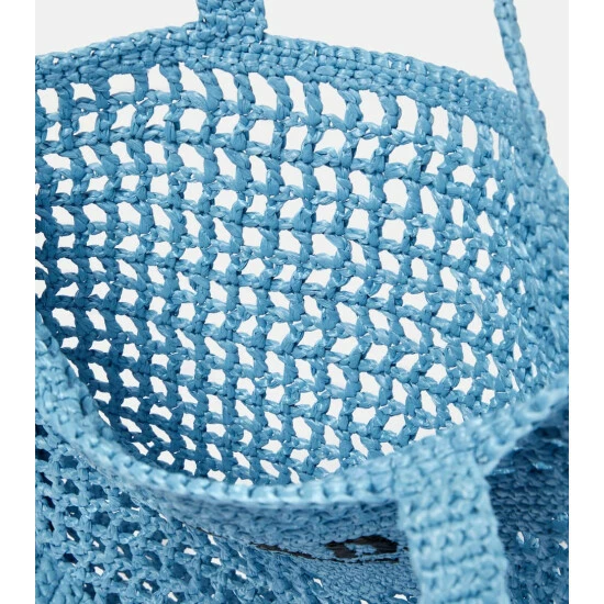 Prada Logo Raffia-effect Shopper 4 Prada Logo Raffia-effect Shopper - Image 2