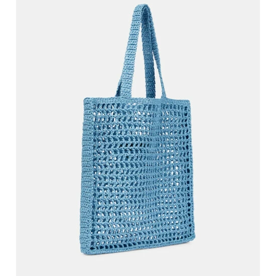 Prada Logo Raffia-effect Shopper 5 Prada Logo Raffia-effect Shopper - Image 3