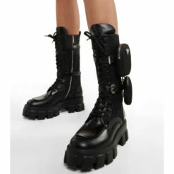 Prada Monolith Leather Boots -Cheap Prada Store unnamed file 5088