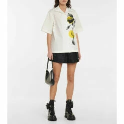 Prada Monolith Leather Ankle Boots