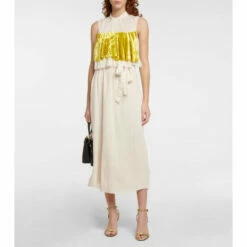 Prada Embellished Satin Sandals