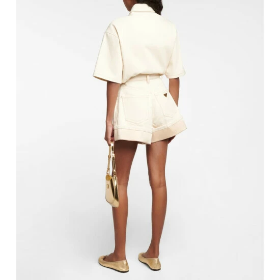 Prada High-rise Denim Shorts 4 Prada High-rise Denim Shorts - Image 2