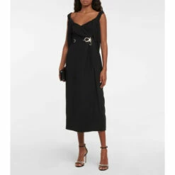 Prada Embellished Satin Sandals