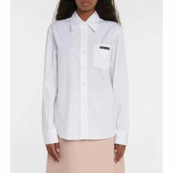 Prada Cotton-poplin Shirt -Cheap Prada Store unnamed file 5255