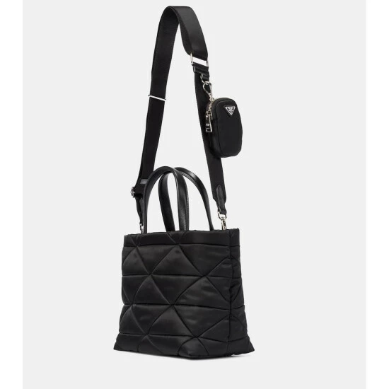 Prada Leather-trimmed Nylon Tote 5 Prada Leather-trimmed Nylon Tote - Image 3