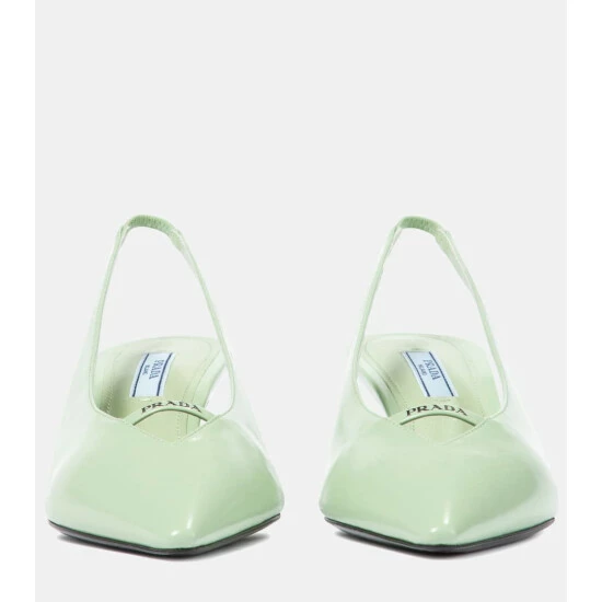 Prada Leather Slingback Pumps 6 Prada Leather Slingback Pumps - Image 4