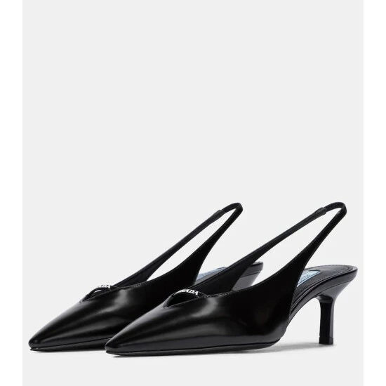 Prada Leather Slingback Pumps 6 Prada Leather Slingback Pumps - Image 4