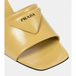 Prada Logo Leather Sandals -Cheap Prada Store unnamed file 5336