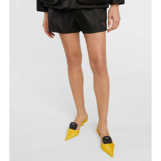 Prada Nylon Slingback Pumps 5 Prada Nylon Slingback Pumps - Image 3