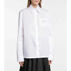 Prada Re-Nylon And Cotton Shirt -Cheap Prada Store unnamed file 5360