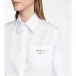 Prada Re-Nylon And Cotton Shirt -Cheap Prada Store unnamed file 5361