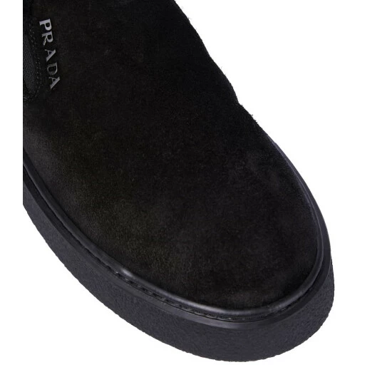 Prada Macro Shearling-lined Suede Sneakers 7 Prada Macro Shearling-lined Suede Sneakers - Image 5