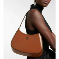 Prada Cleo Small Leather Shoulder Bag