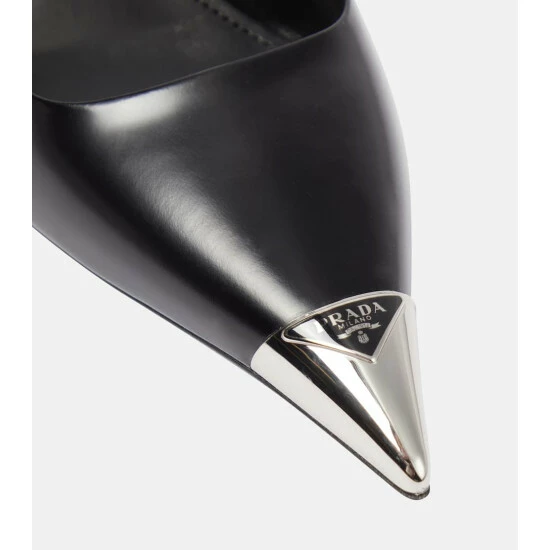 Prada Leather Slingback Pumps 7 Prada Leather Slingback Pumps - Image 5