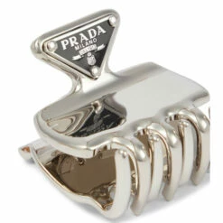 Prada Logo Hair Clip